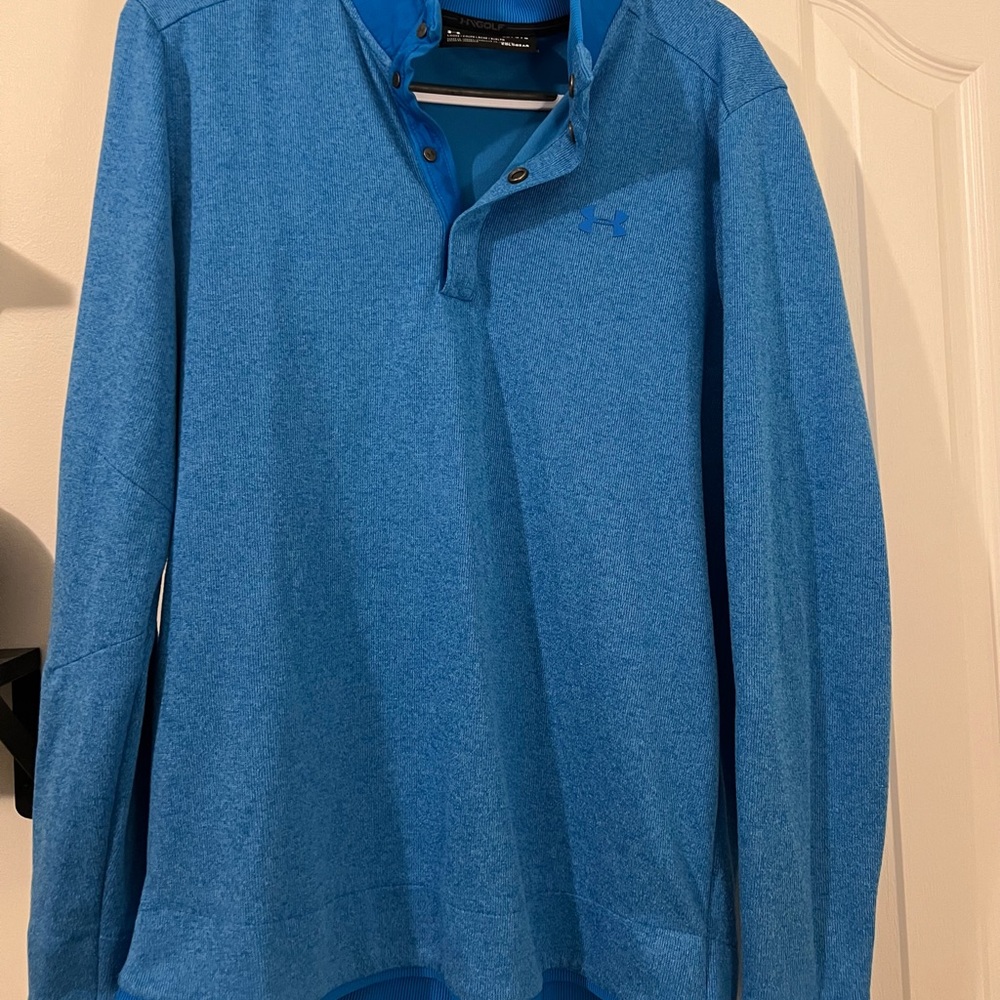 Large, under armor pullover